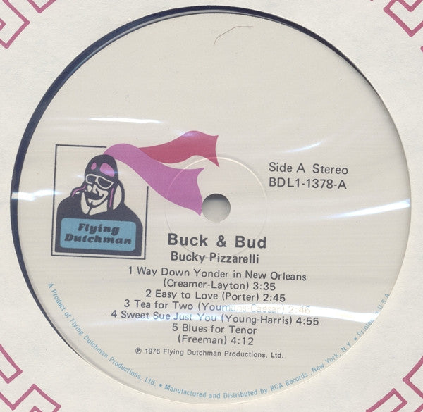 Bucky Pizzarelli With Bud Freeman - Buck & Bud (LP, Album)