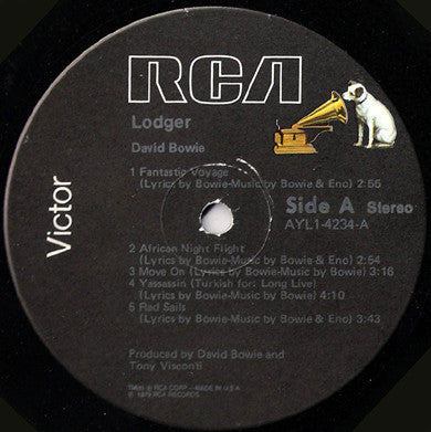 David Bowie - Lodger (LP, Album, RE)