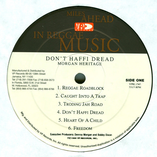 Morgan Heritage - Don't Haffi Dread (LP, Album)