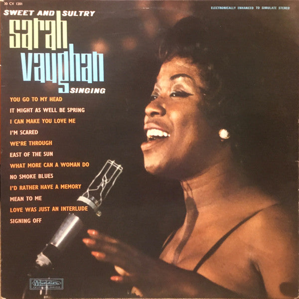 Sarah Vaughan - Singing Sweet And Sultry (LP, Comp)