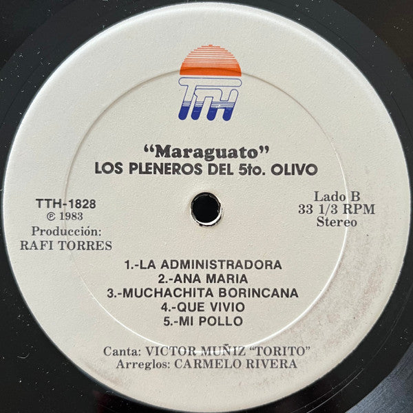 Los Pleneros Del 5to Olivo* - Maraguato (LP, Album, RE)