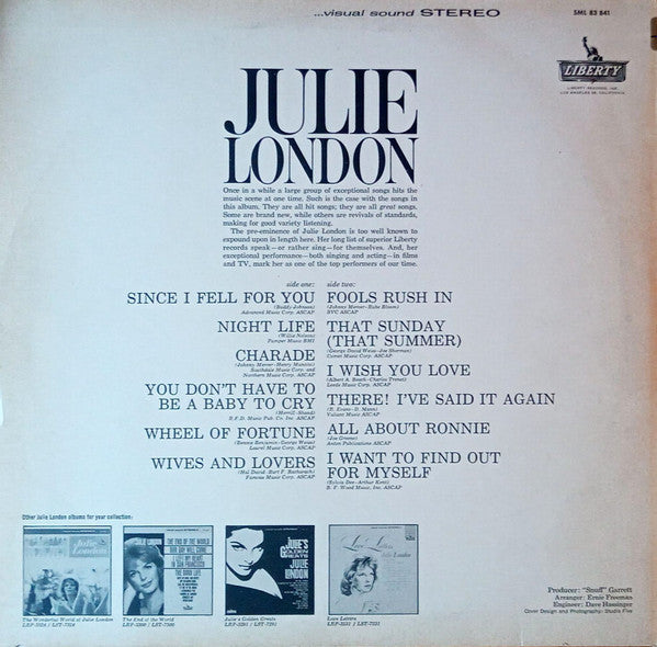 Julie London - Julie London (LP)