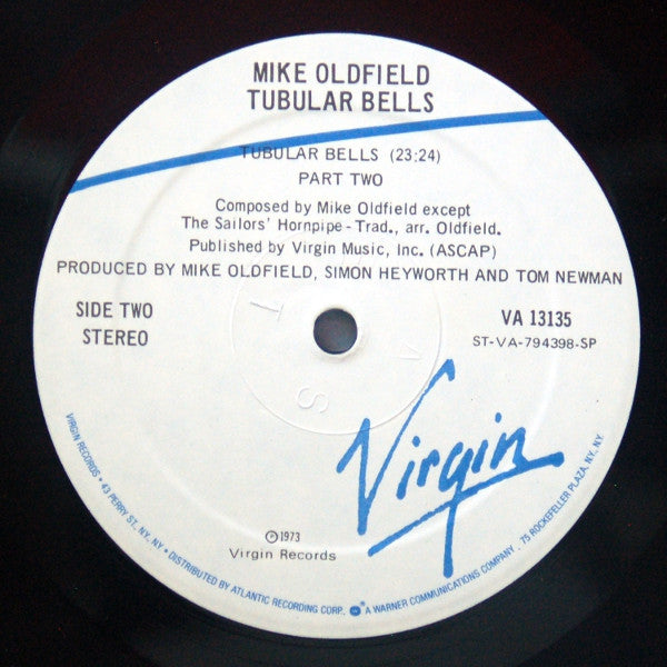 Mike Oldfield - Tubular Bells (LP, Album, RE, SP )
