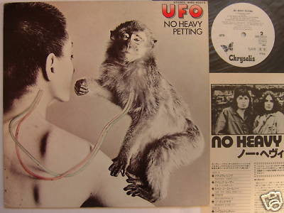 UFO (5) - No Heavy Petting (LP, Album, Promo, RE, RP)