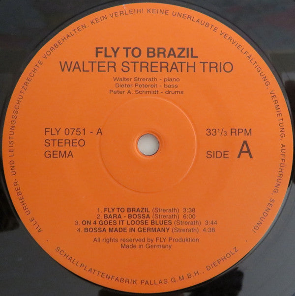 Walter Strerath Trio - Fly To Brazil (LP, Album, Ltd, RE)