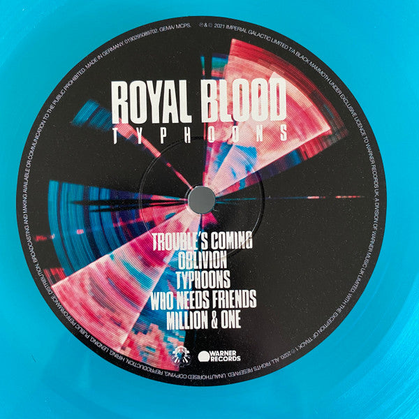 Royal Blood (6) - Typhoons (LP, Album, Ltd, Blu)