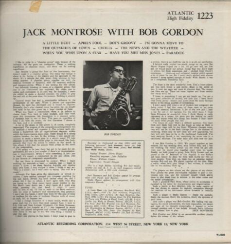Jack Montrose - Arranged/Played/Composed (LP, Album)