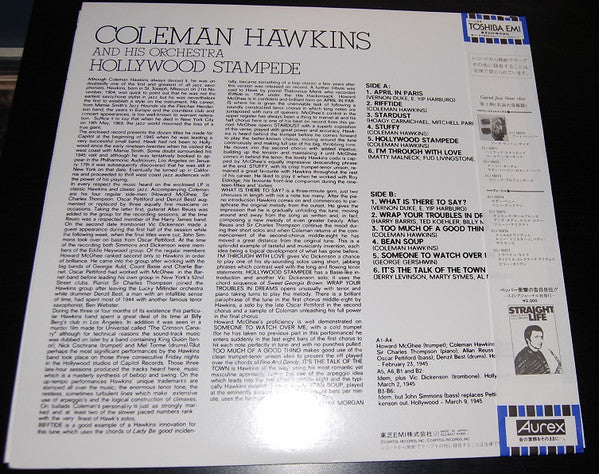 Coleman Hawkins And His Orchestra - Hollywood Stampede (LP, Comp)