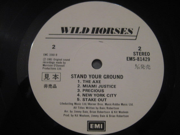 Wild Horses - Stand Your Ground (LP, Album, Promo)