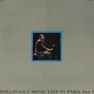 Thelonious Monk - Live In Paris Part 2 (LP, Album)