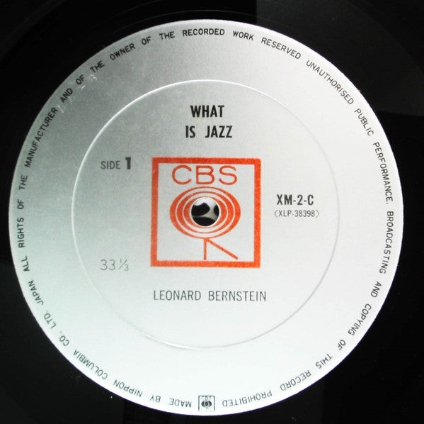 Leonard Bernstein - What Is Jazz? (LP, Album, Gat)