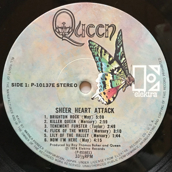 Queen - Sheer Heart Attack (LP, Album, RE)