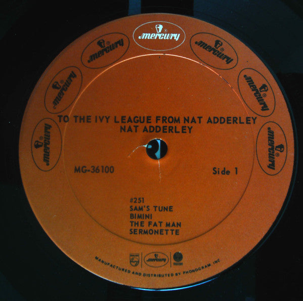 Nat Adderley - To The Ivy League From Nat (LP, Album, RE)