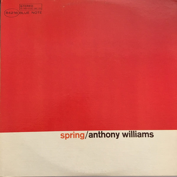 Anthony Williams - Spring (LP, Album, RE, All)