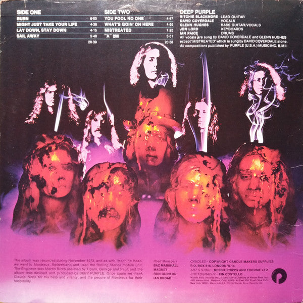 Deep Purple - Burn (LP, Album)