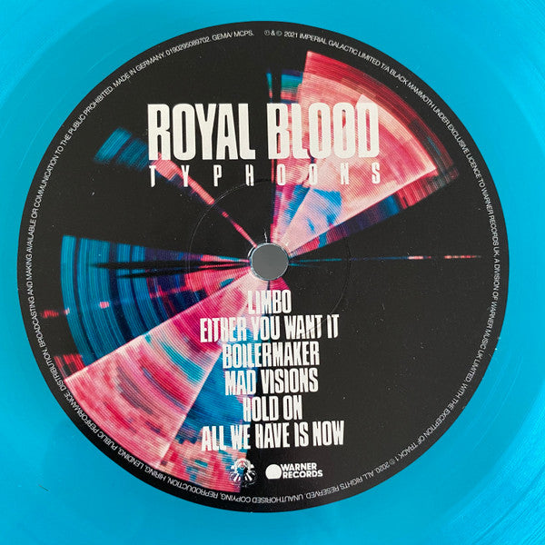 Royal Blood (6) - Typhoons (LP, Album, Ltd, Blu)