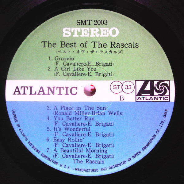 The Rascals - The Best Of The Rascals (LP, Comp, Gat)