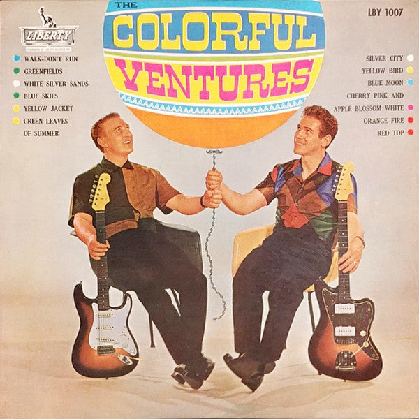 The Ventures - The Colorful Ventures (LP, Album, Mono, RE, Red)
