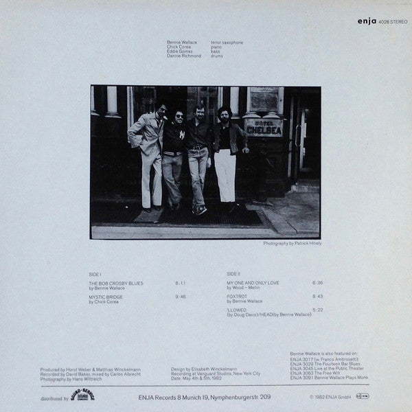 Bennie Wallace Trio - The Bennie Wallace Trio & Chick Corea(LP, Album)