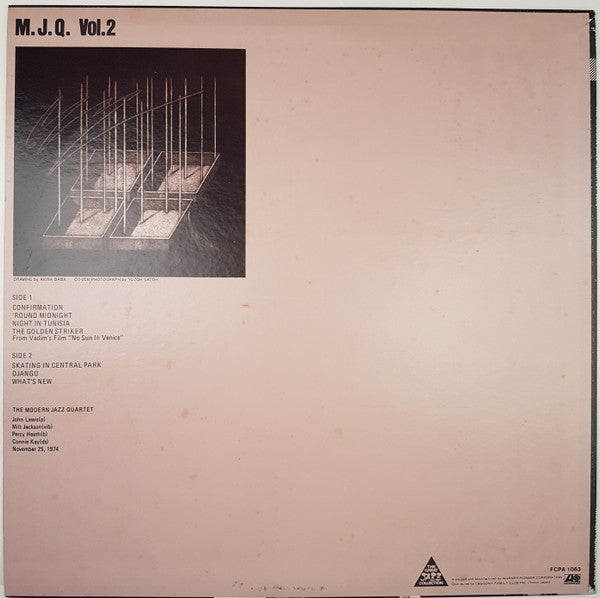 The Modern Jazz Quartet - M.J.Q. Vol. 2 (LP, Album)