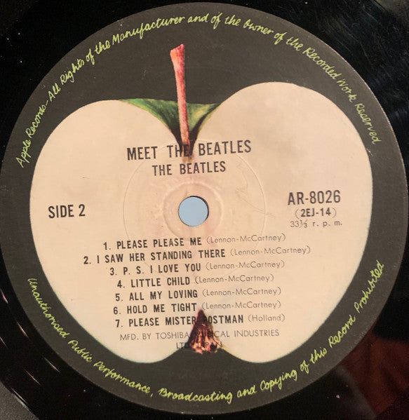 The Beatles - Meet The Beatles! (LP, Album, Mono, RE, Not)