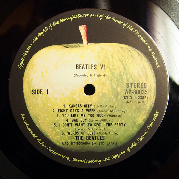 The Beatles - Beatles VI (LP, Album, Gat)