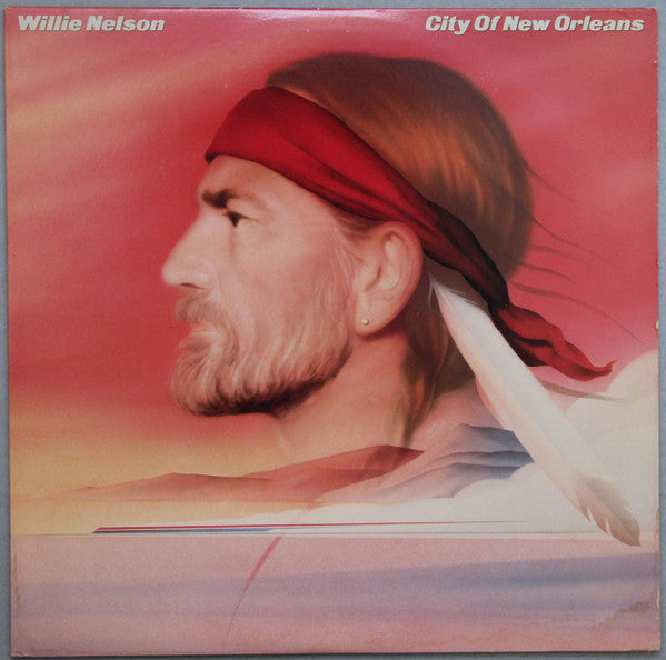 Willie Nelson - City Of New Orleans (LP, Album, Pit)