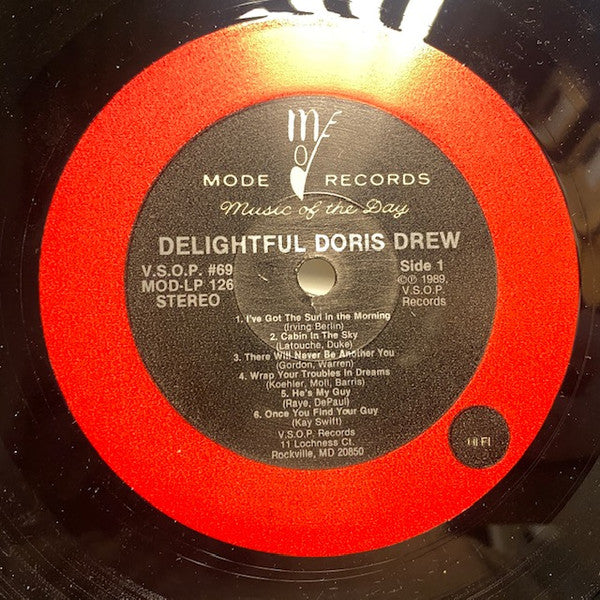 Doris Drew - Delightful Doris Drew (LP, Album, RE)