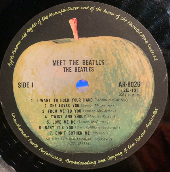 The Beatles - Meet The Beatles! (LP, Album, Mono, RE, Not)