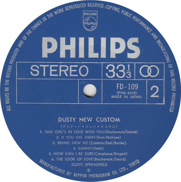 Dusty Springfield - New Custom (LP, Comp)