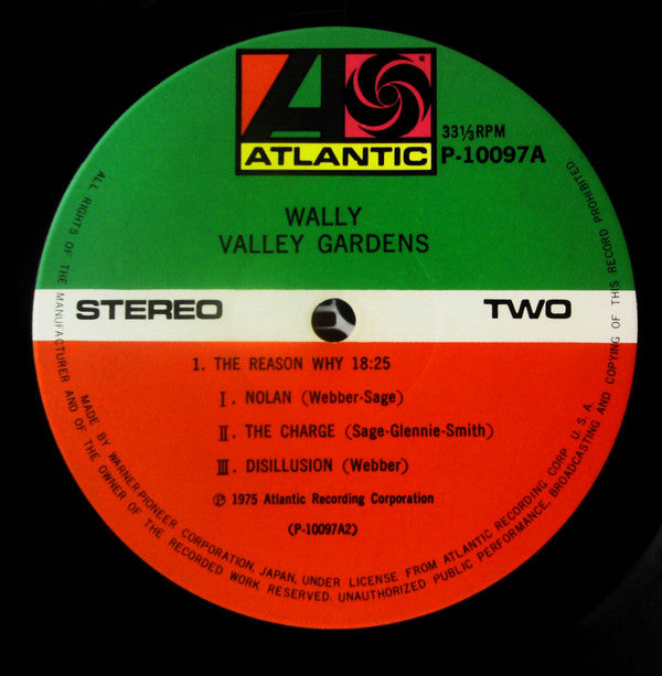 Wally (3) - Valley Gardens (LP, Album)