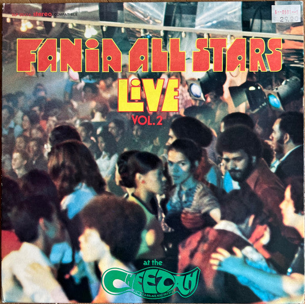 Fania All Stars - ""Live"" At The Cheetah (Vol. 2)(LP, Album, RE, Gat)