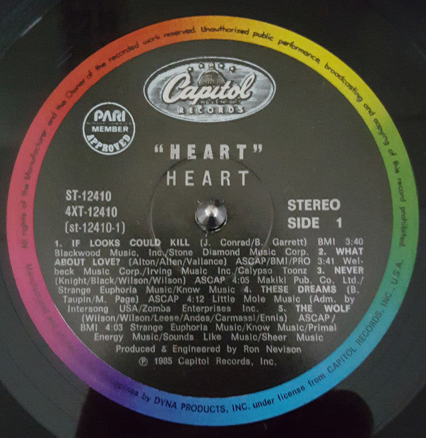 Heart - Heart (LP, Album)