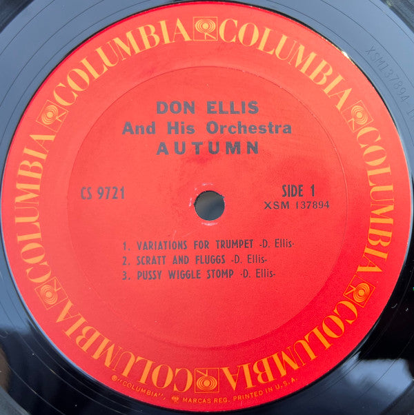 Don Ellis And His Orchestra* - Autumn (LP, Album, RE)