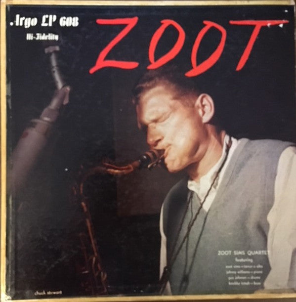 Zoot Sims Quartet - Zoot (LP, Album, Mono)