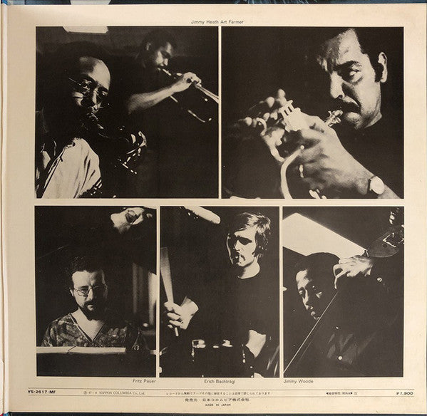 Art Farmer Quintet - From Vienna With Art(LP, Album, Promo)