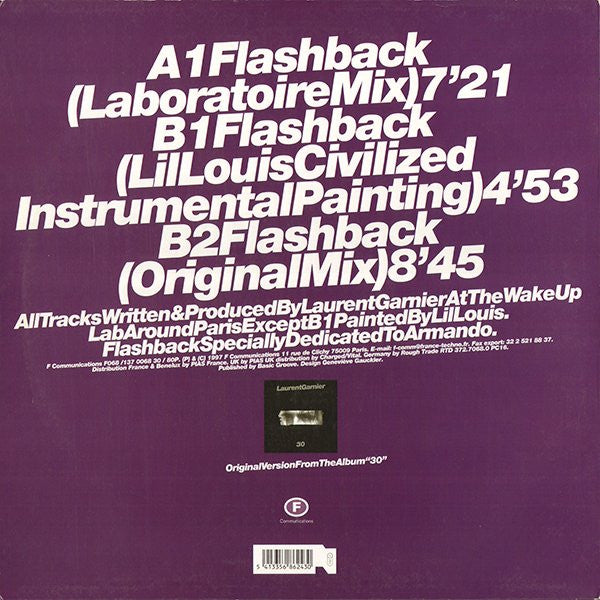 Laurent Garnier - Flashback (12"")