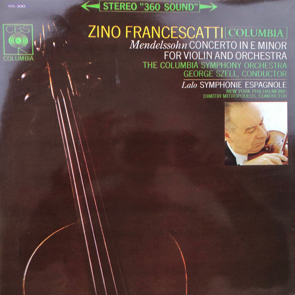 Zino Francescatti - Symphony Espagnole; Concerto For Violin & Orche...