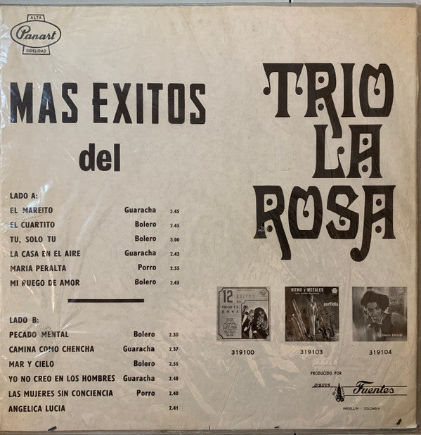 Trio La Rosa - Mas Exitos Del Trio La Rosa (LP)