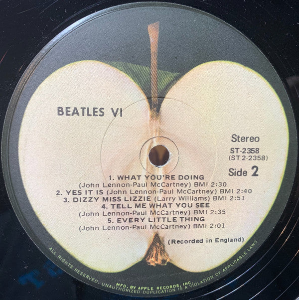 The Beatles - Beatles VI (LP, Album, RE, L.A)