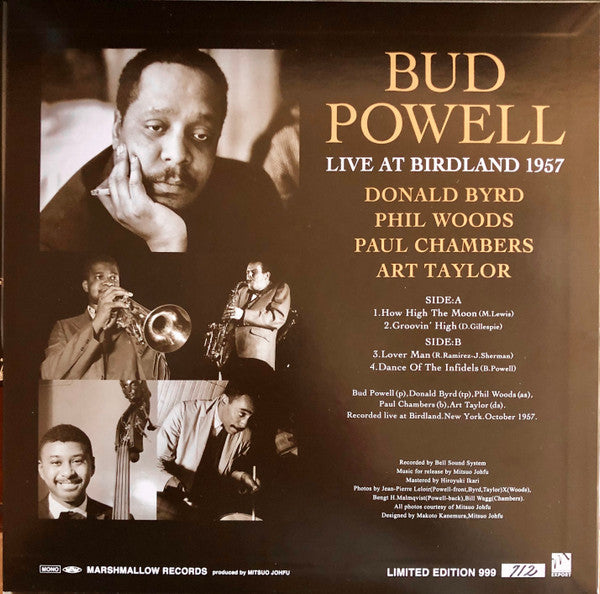Bud Powell - Live At Birdland 1957 (LP, Mono, Ltd, RE, RM)