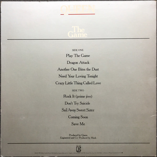 Queen - The Game (LP, Album, AR)