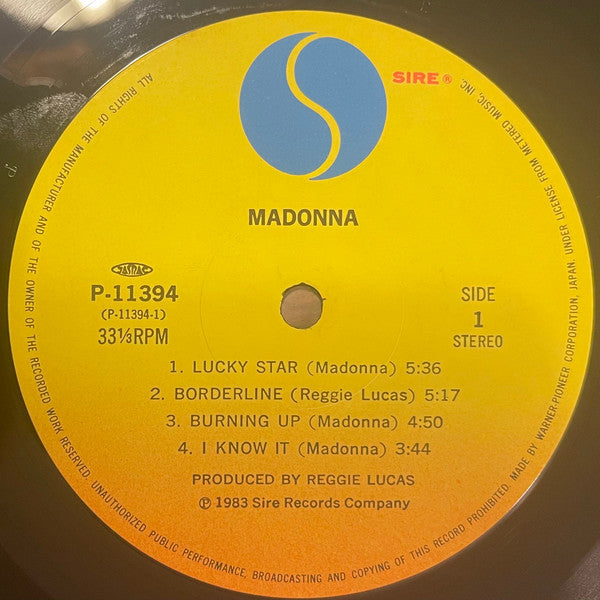 Madonna - Madonna (LP, Album)