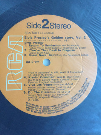 Elvis Presley - Elvis' Golden Story Volume 2 (LP, Comp, RE)