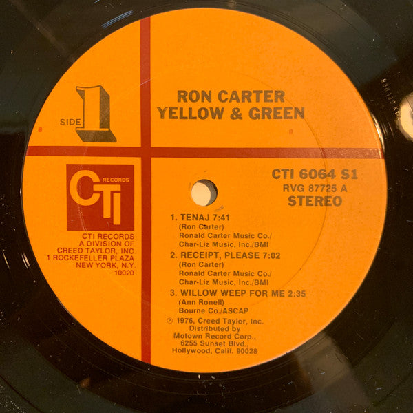 Ron Carter - Yellow & Green (LP, Album, Ter)