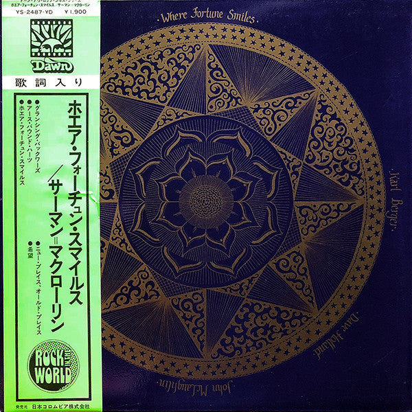 John McLaughlin - Where Fortune Smiles(LP, Album, Promo, Gat)