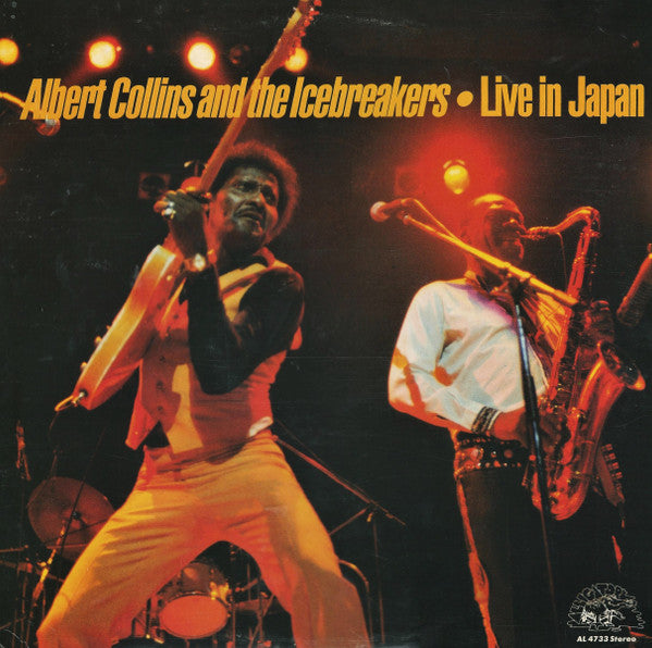 Albert Collins And The Icebreakers - Live In Japan (LP, Album, Hub)