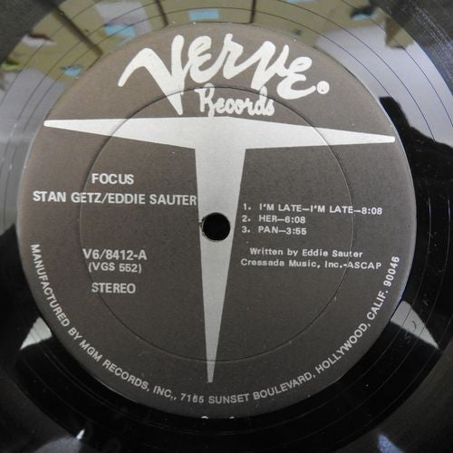 Stan Getz / Eddie Sauter - Focus (LP, Album, RP)