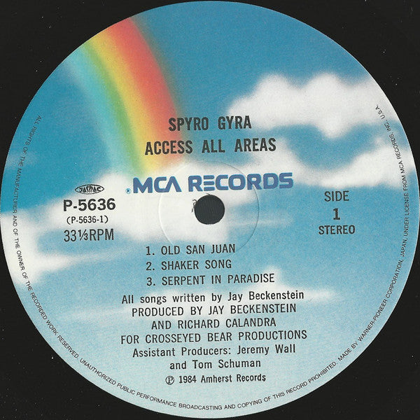 Spyro Gyra - Access All Areas (2xLP, Album, Gat)