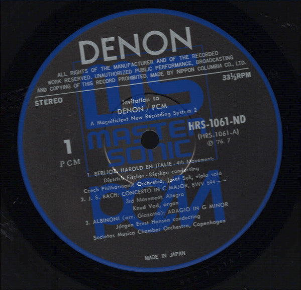 Various - Invitation To Denon / PCM Recording 2 (LP, Album)